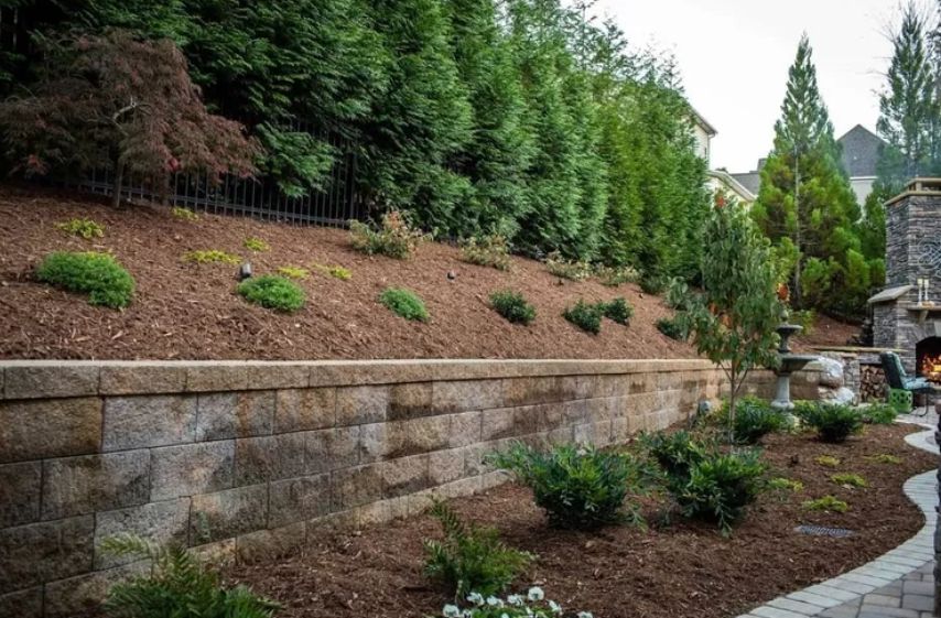 Retaining Wall installation for Arrowhead Masonry LLC  in Washington County, RI