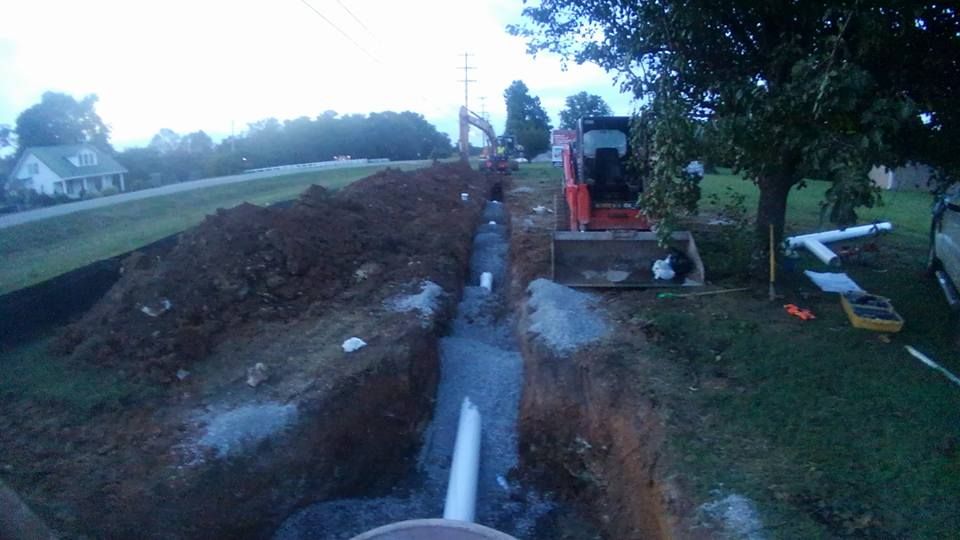 Sewer & Water Lines for King of Dirt in Cornersville, TN