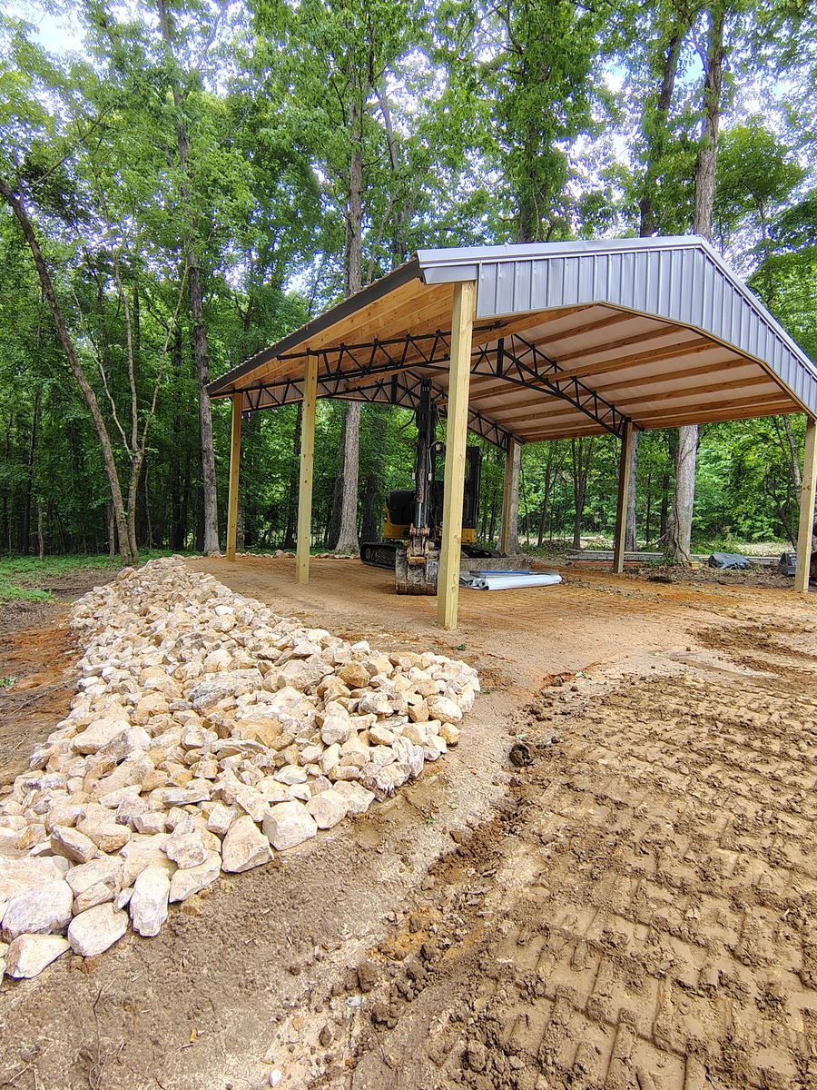 Pole Barns for 5 Star Land Management in Beech Bluff, TN