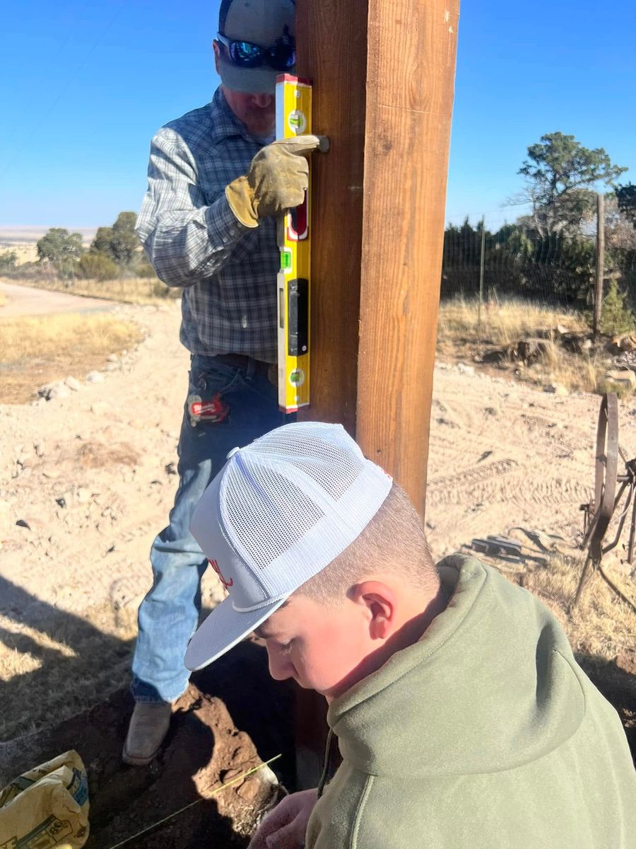 Fence Installation for V4 Welding & Fence in Capitan, NM