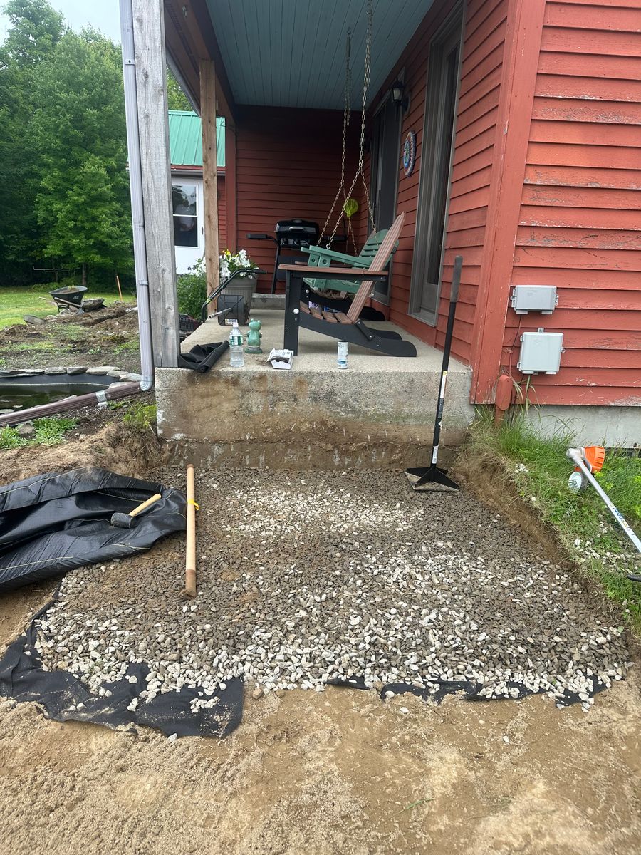 Retaining Wall Construction for CWB Lawn Care & Landscaping in Franklin County, ME