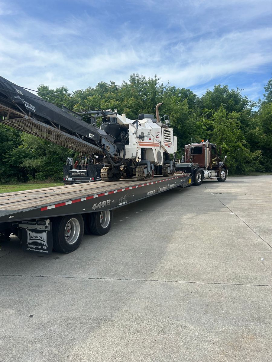 Milling for James R Carter Paving in Roanoke, VA