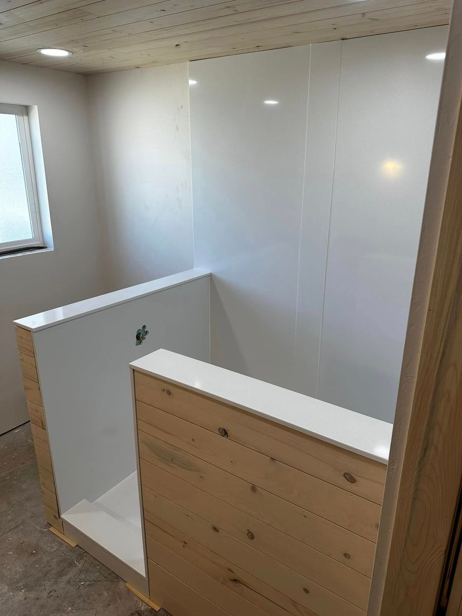 Shower for AKP Construction in Elwood, UT