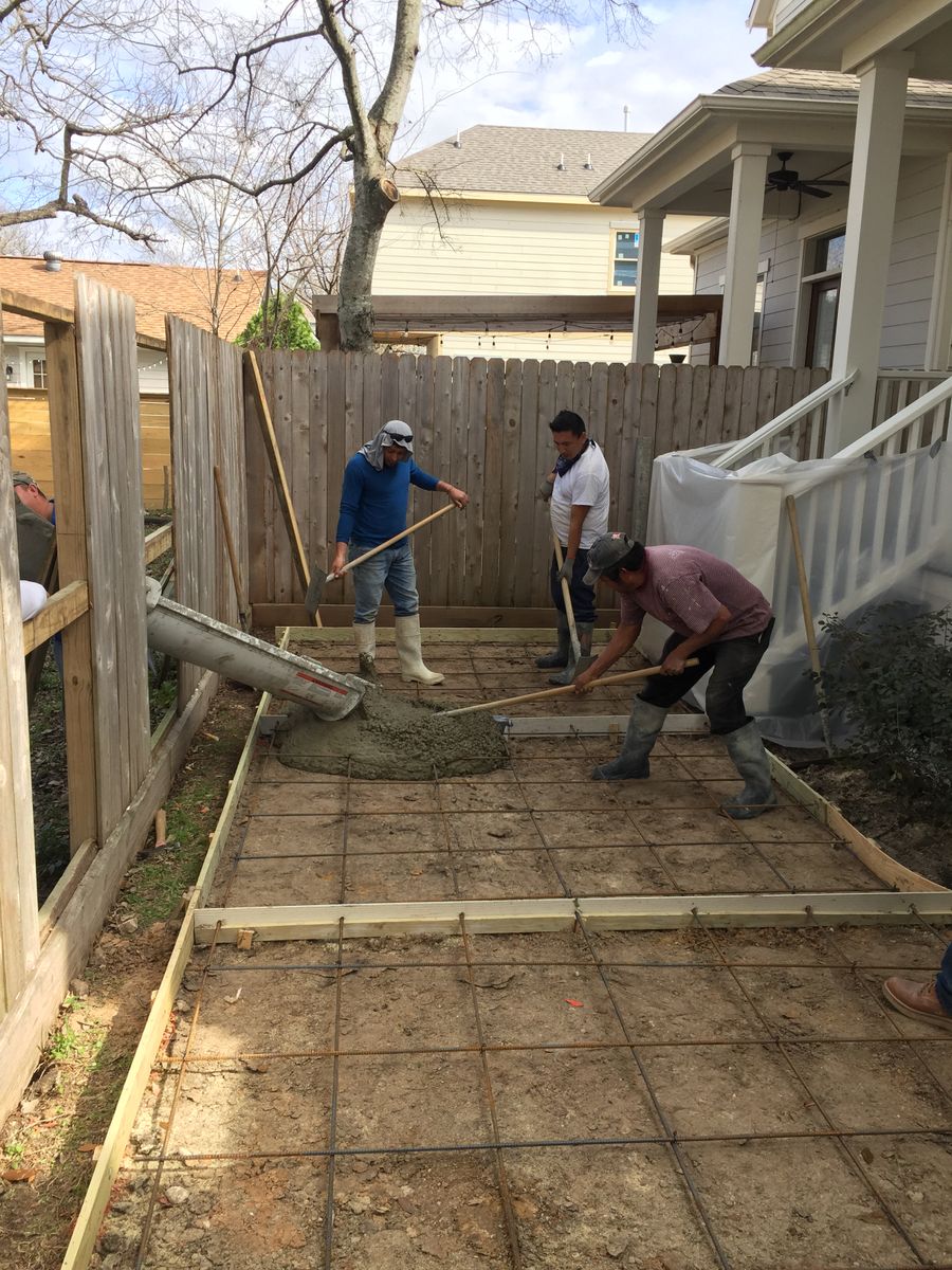 Concrete Resurfacing for Texas Curb N Borders in Houston, TX