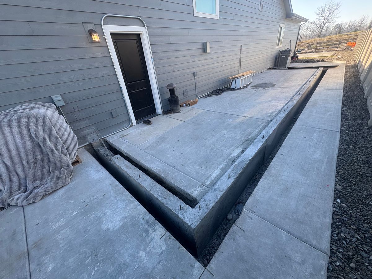 Concrete Slab Construction for AMF Concrete Construction in Boise, ID