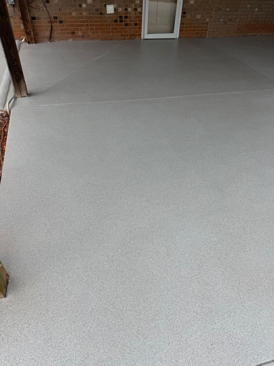 Epoxy Flake System for Mitchell’s Concrete Coatings in Taylorsville, NC