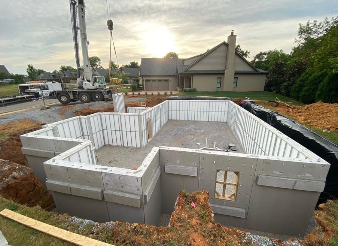 Concrete Slab Construction for Tommy Moore Construction in Anderson County, TN