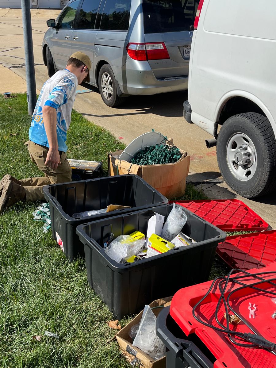 Christmas Lights for See2it Clean in St Louis, MO