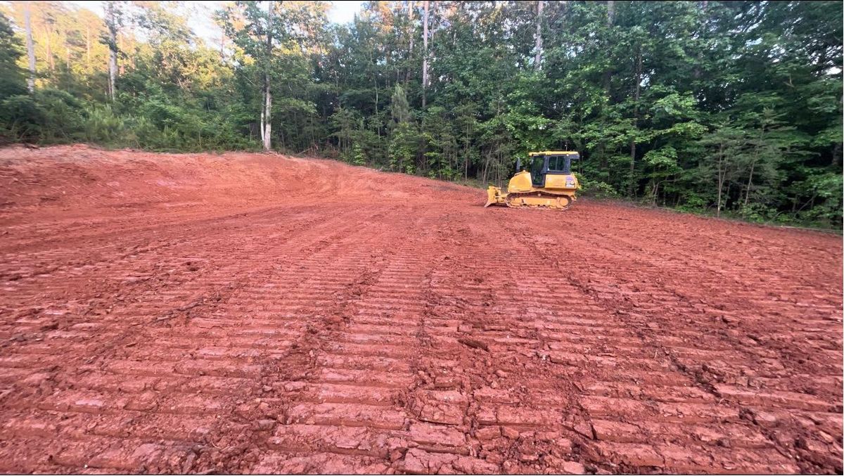 Excavation for Collins Constructors in Fyffe, AL