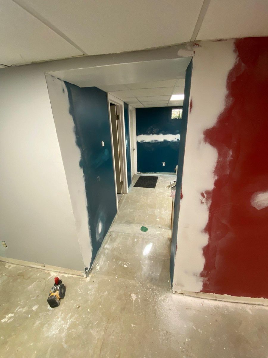 Drywall Repair and Restoration for Clark co. Construction in Attleboro, MA