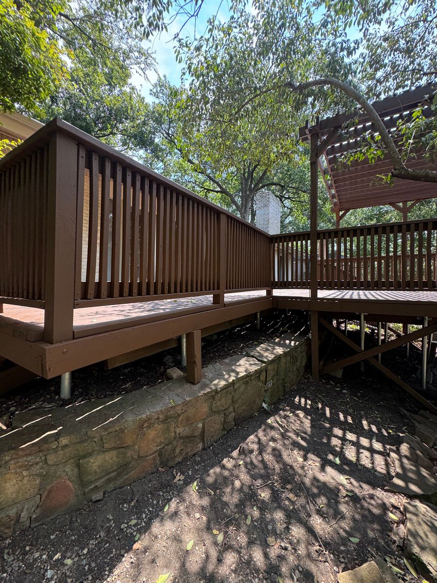 Custom Deck Construction & Installation for Walker Custom Exteriors in Dallas, TX