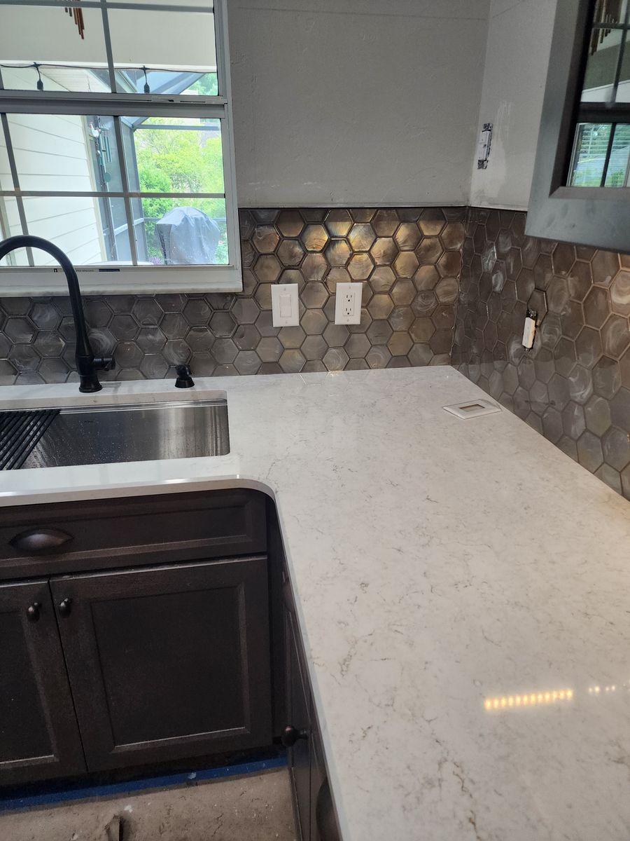 Kitchen Backsplash Tiling for Elite Custom Tile Installations in Ocala, FL