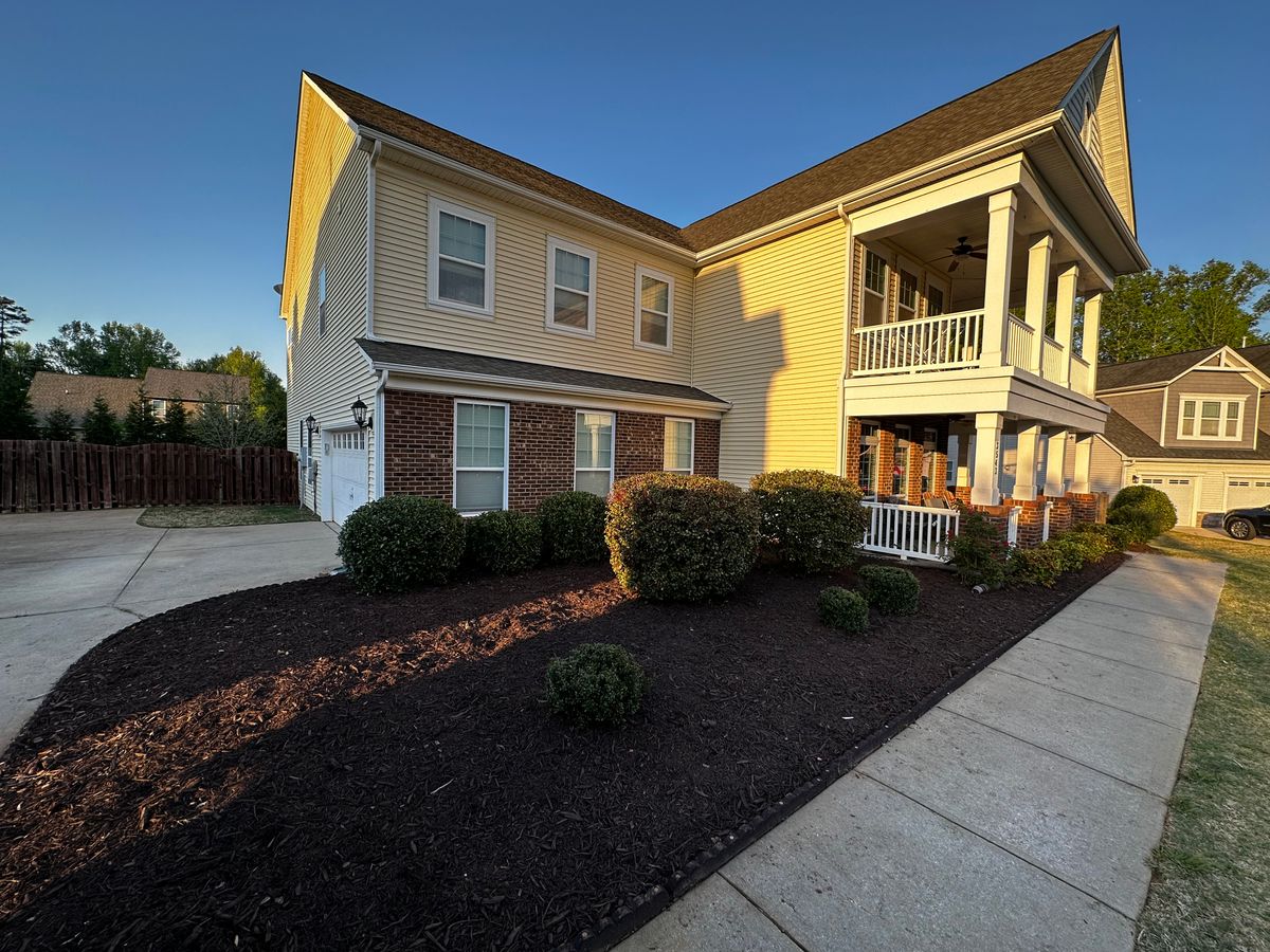 Mulch Installation for Cisco Kid Landscaping Inc. in Lincolnton, NC