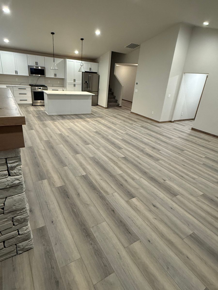 Floor Installation for CJL Flooring in Post Falls, ID