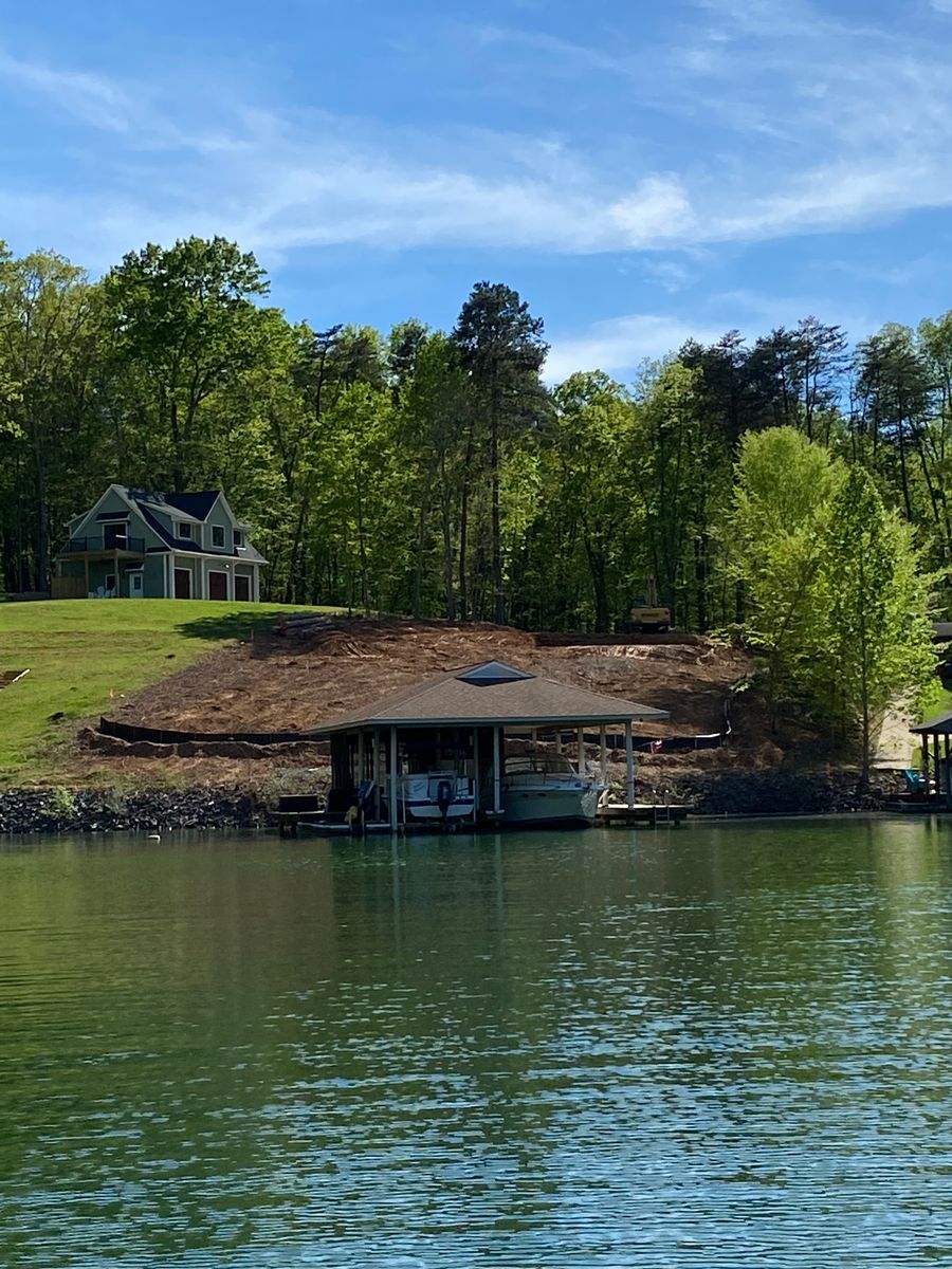 Site Prep for Lanier Excavating LLC in Bedford County, VA