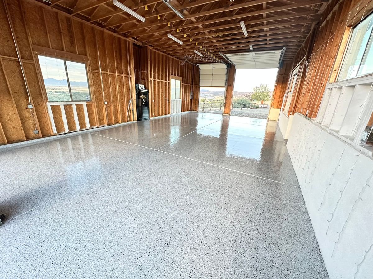 Epoxy Garage Coatings for PRYME EPOXY LLC in Mayer, AZ