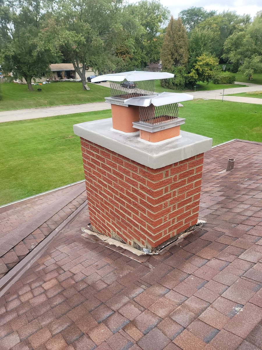 Masonry restore for JM Restoration LLC. in South Milwaukee, WI