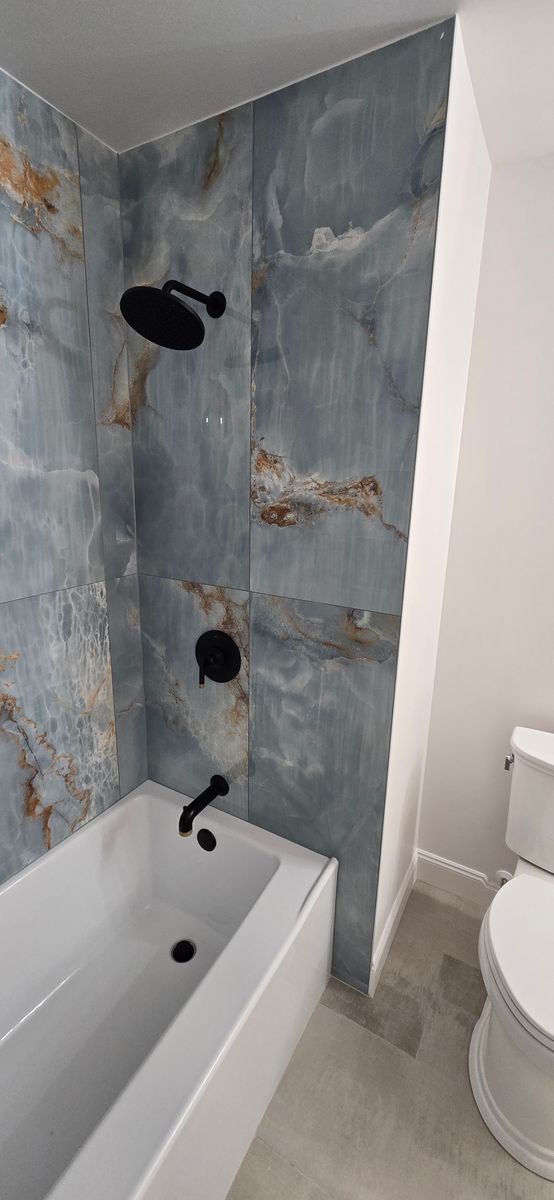 Tile installation for Brush Rooms in Rochester, NY