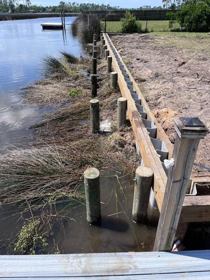 Dock Construction for J&H Land and Marine in Panama City, FL