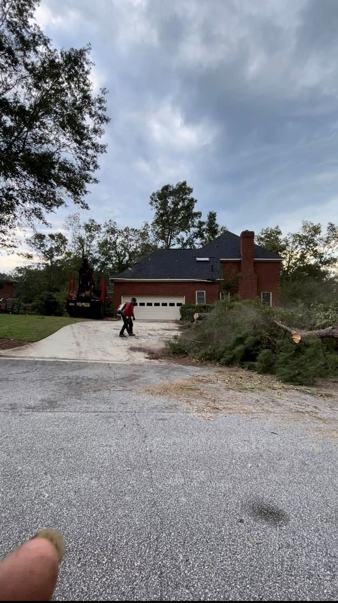 Storm Damage Clean-Up for Falcon stump grinding Tree services in Loganville, GA