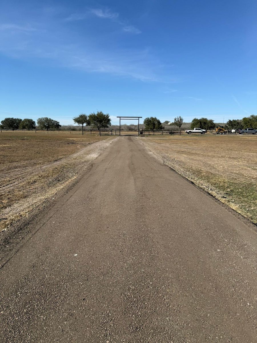 Property Grading for Strause Land Improvement & Construction in George West, TX