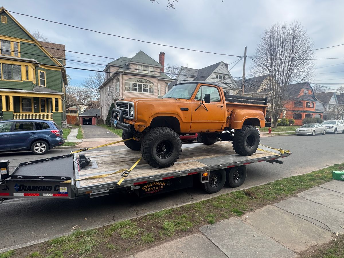 Tilt Deck Car Hauler for Chapman Rentals in Ellington, CT