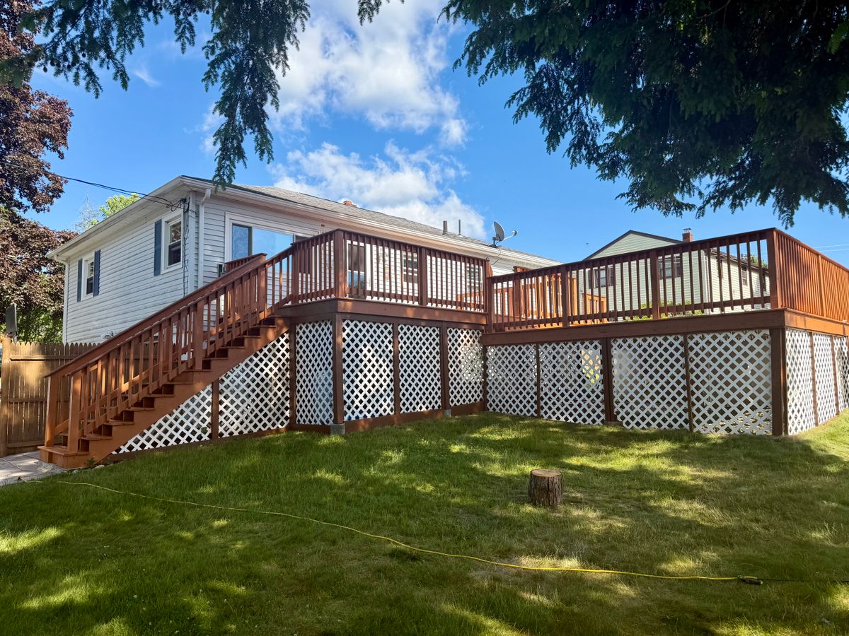 Deck Staining for Elite Pro Painting & Cleaning Inc. in Worcester County, MA