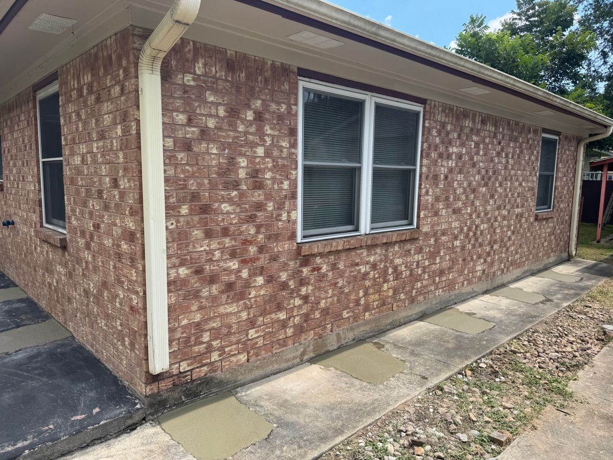 Brickwork for Triple BBB Foundation Slab Repair in Houston,  TX