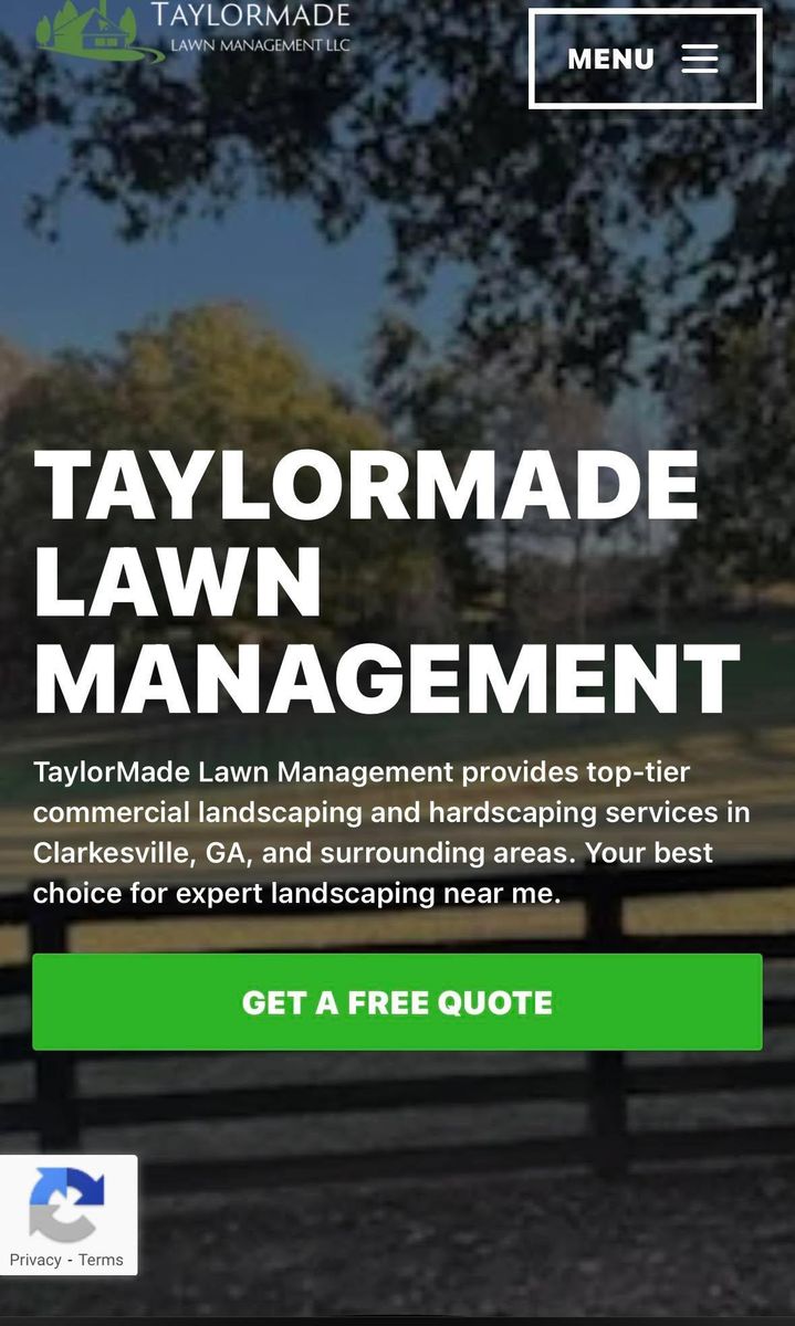 Mowing for Taylormade Lawn Management in Clarkesville, GA
