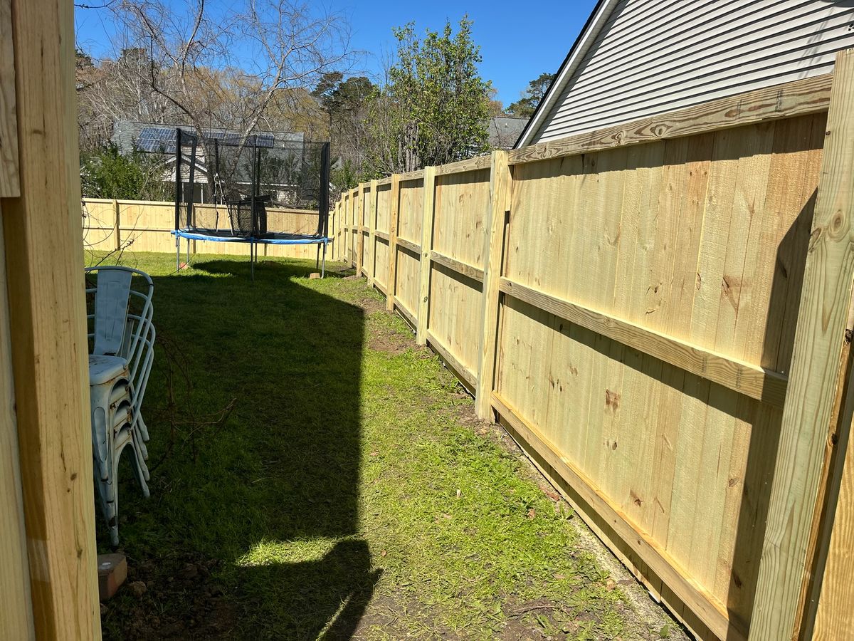 Fencing for Veteran Home Solutions in Summerville, SC