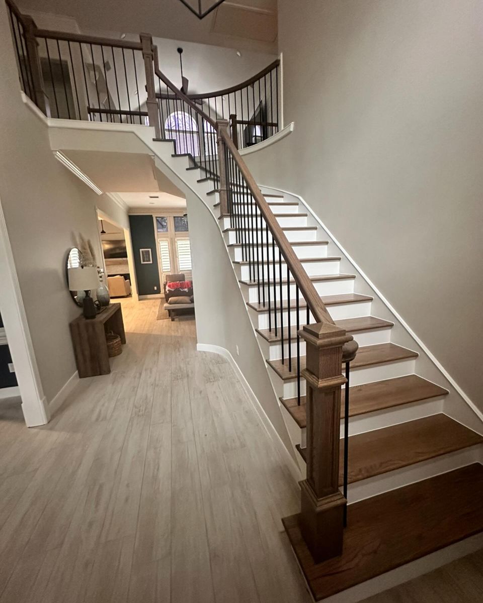 Wood Stairs for Creek Wood Construction LLC in Humble, TX