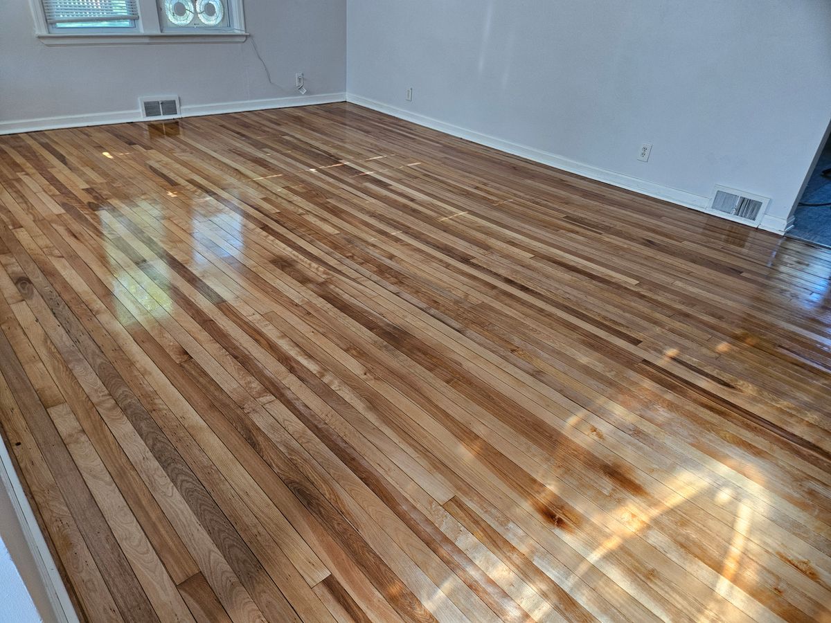 Refinish Old Hardwood for AVance Flooring in Bridgman, MI