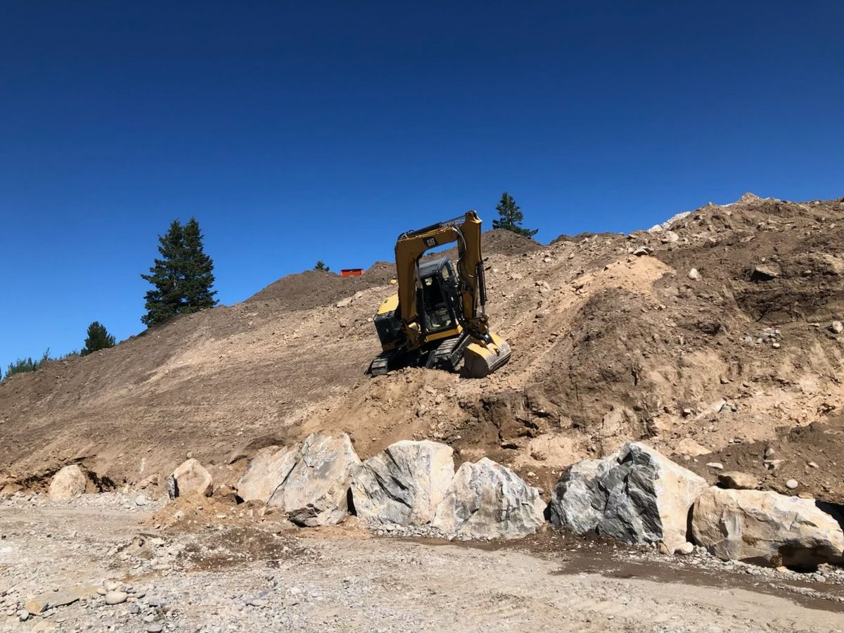 Site Grading for Hansen Earth Works in Jackson, WY