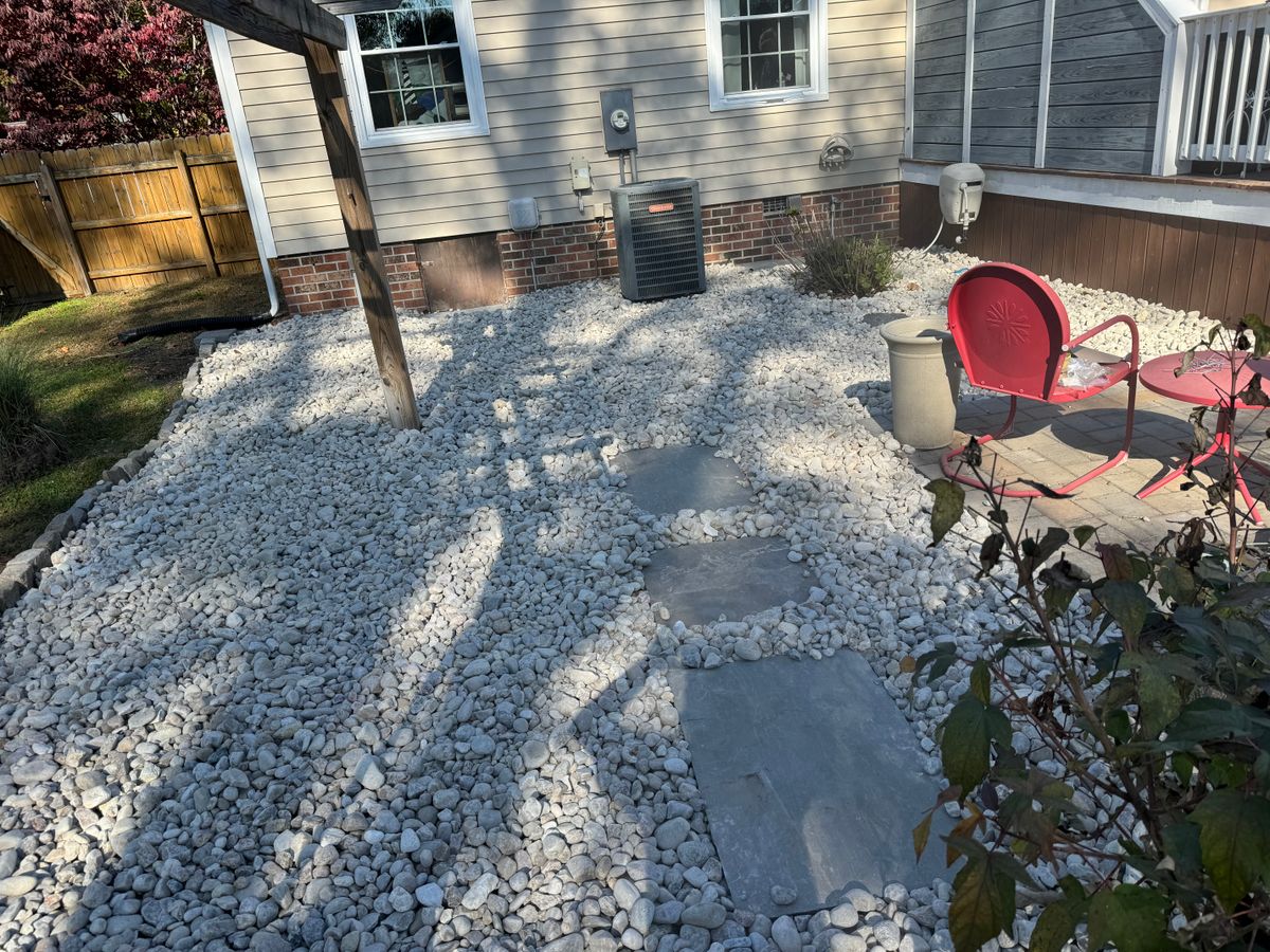 Rock Delivery and/or Installation for Robbie's Lawn & Landscape in Richmond, VA