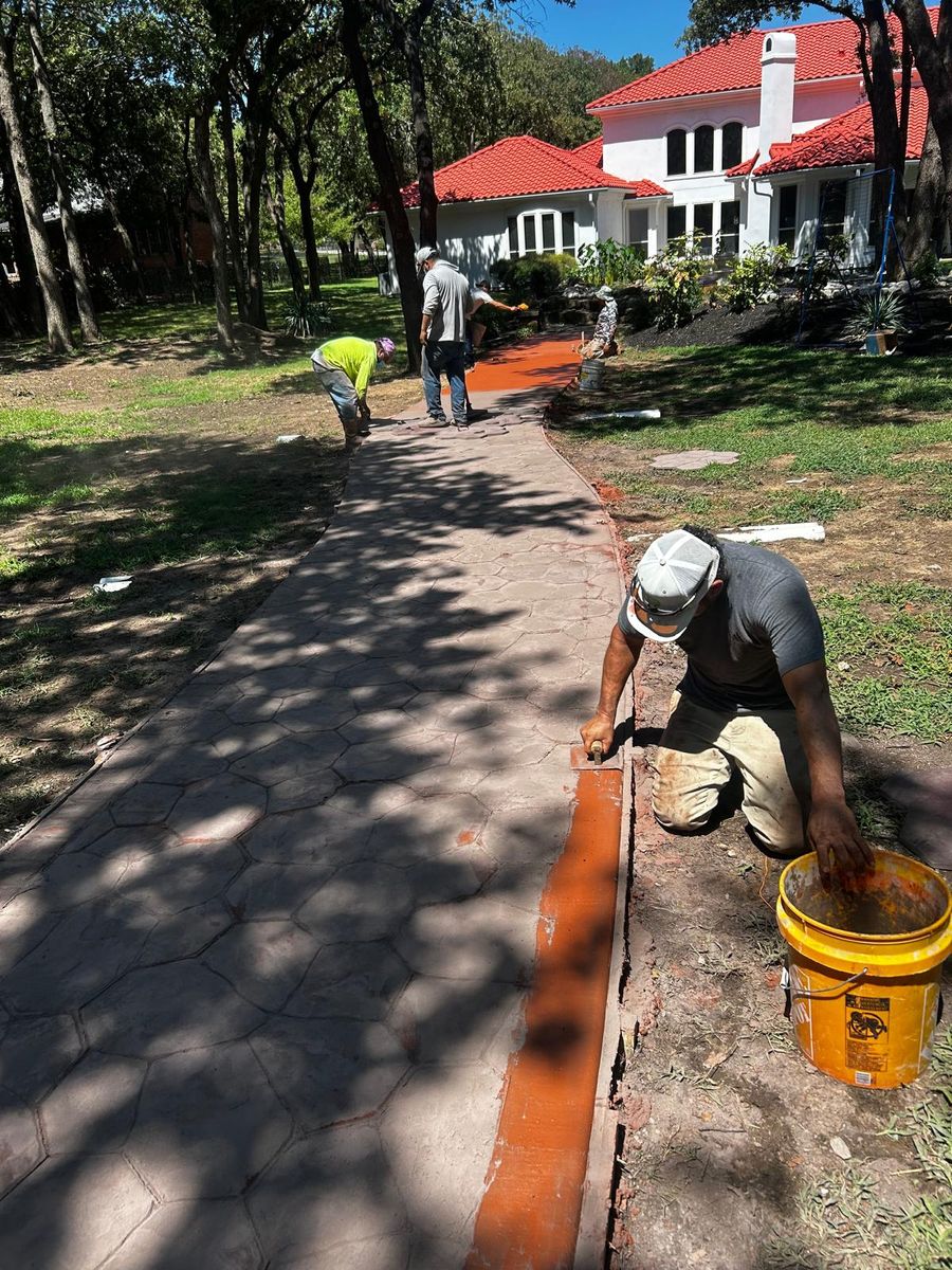 Erosion control projects for Guerrero's Landscape in Fort Worth,  TX