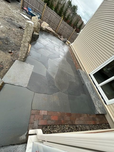 Patio Design & Construction for Organic Innovations Stonework and Design in Brunswick, ME