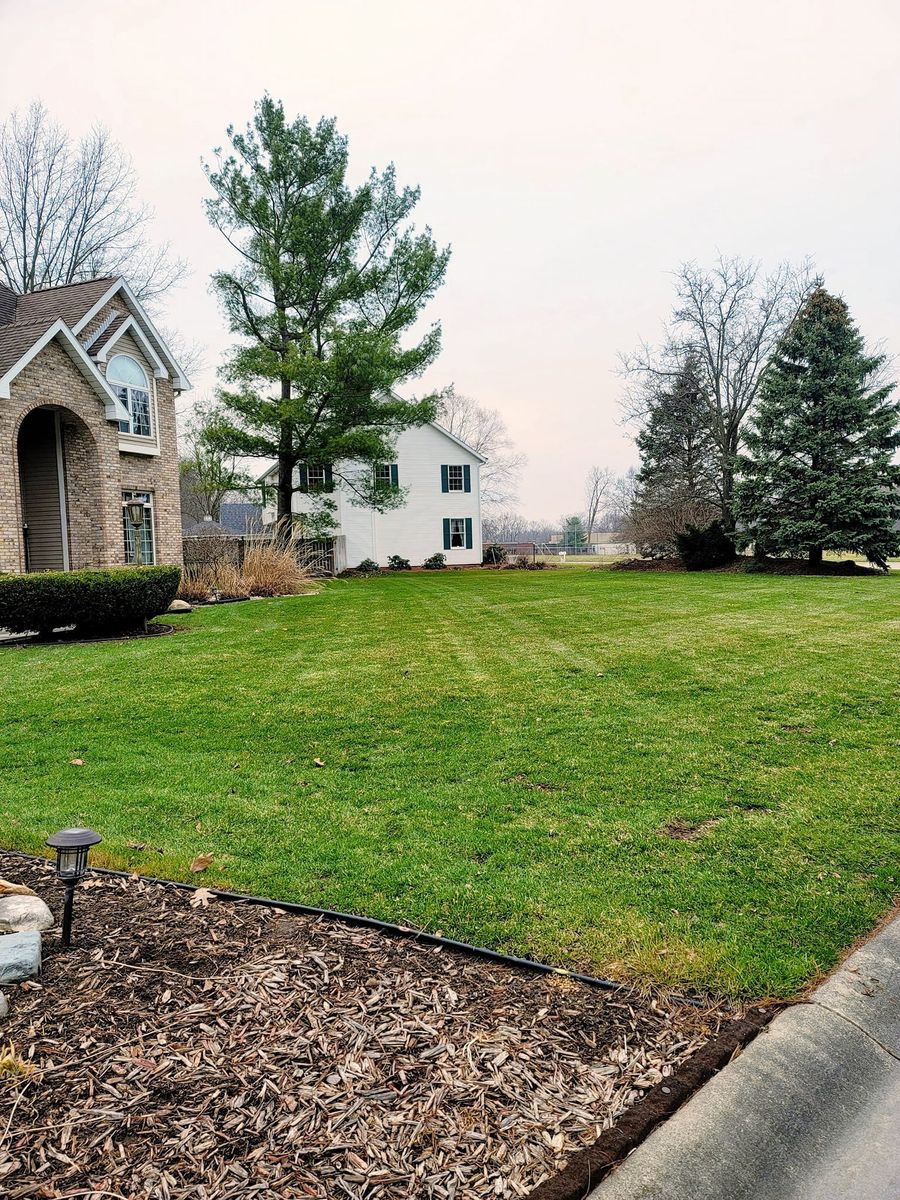 Fall Clean Up for Benny's Lawn Care in Elkhart, IN