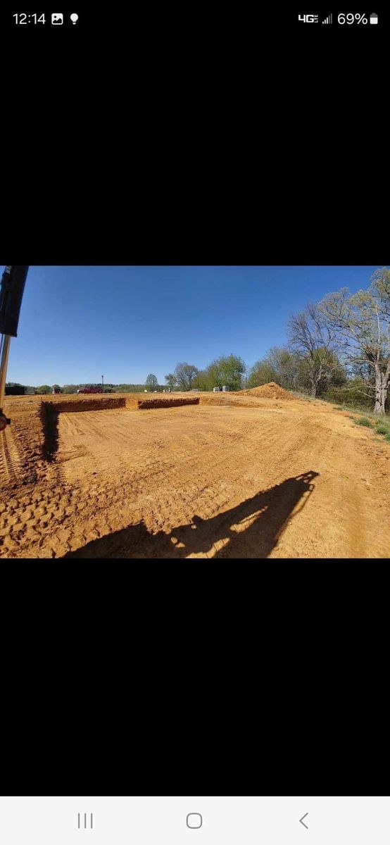 Excavation for M&L Lumber and Excavating in Jonesborough, TN