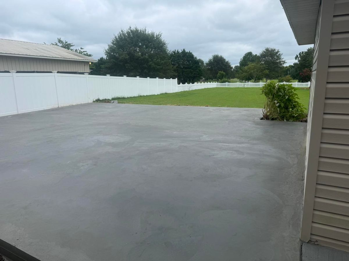 Concrete Slab Construction for Tavarez Designs LLC in Huntsville, AL