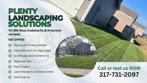 Mowing for Plenty Landscaping Solutions in Indianapolis, IN