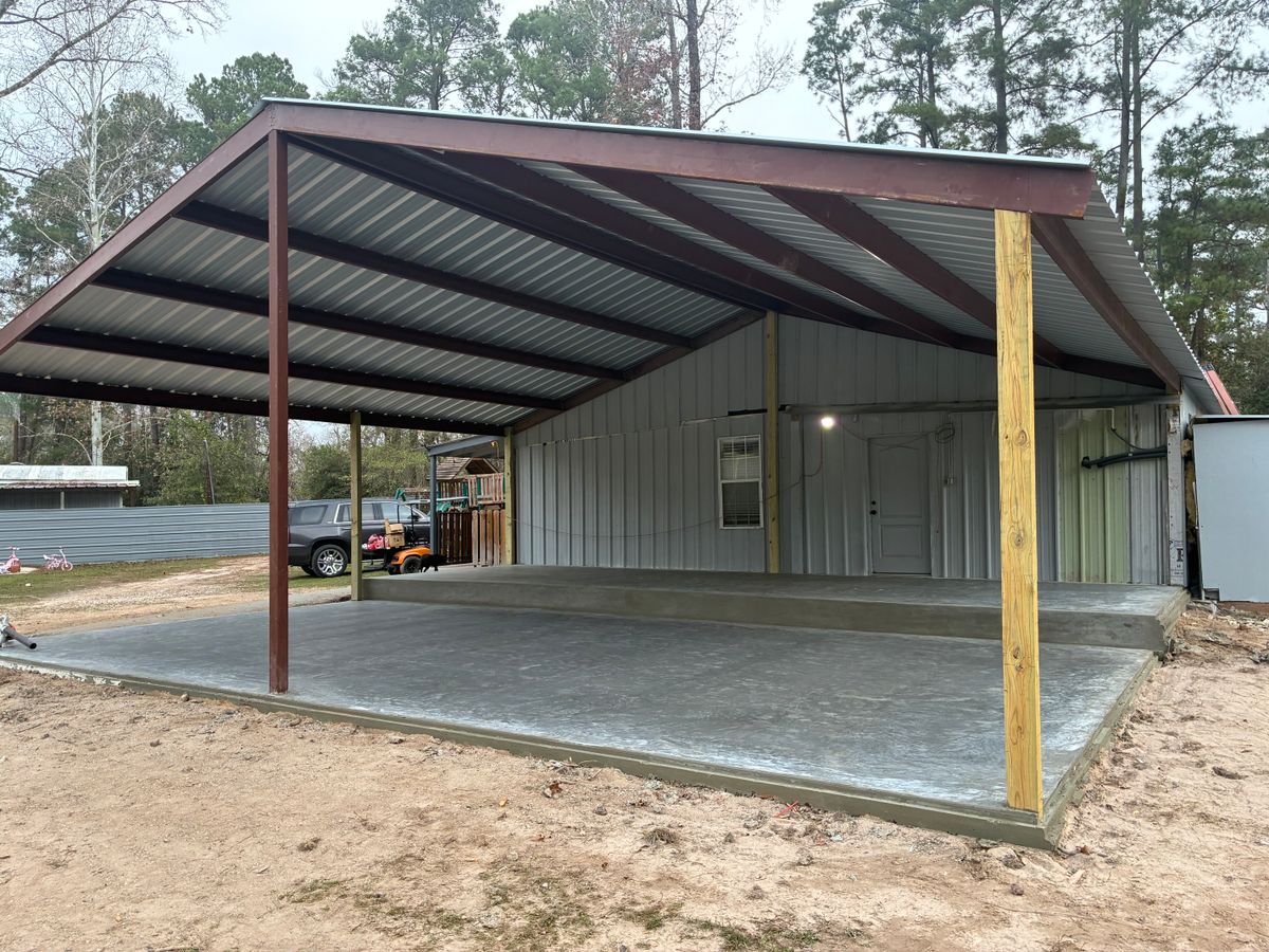 Covered Patios for McNeill Services in Magnolia, TX