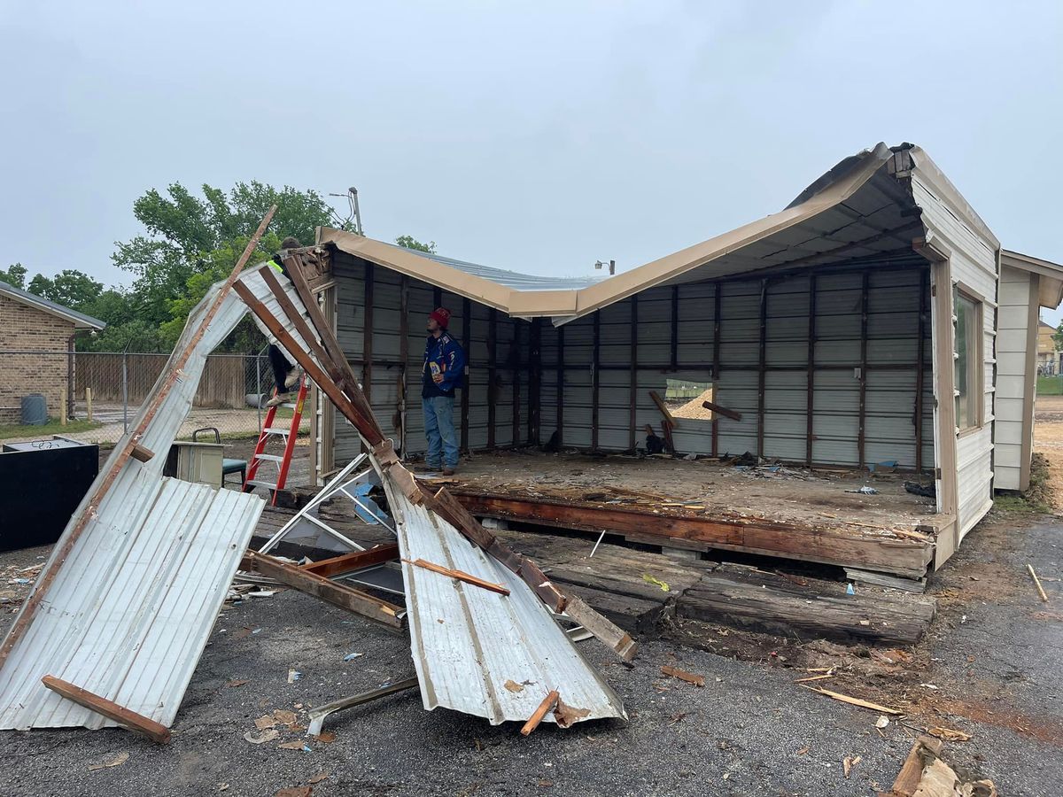 demolition for CrossCut in Kempner, TX