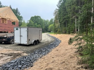 Land Grading for Andy Naylor Excavation in Johnson, VT