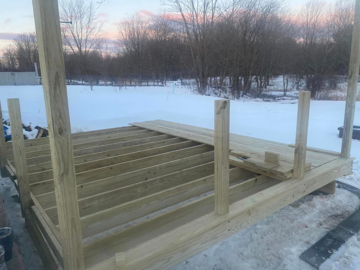 Deck & Patio Installation for Pride Advanced Framing & Construction in Salem, NH