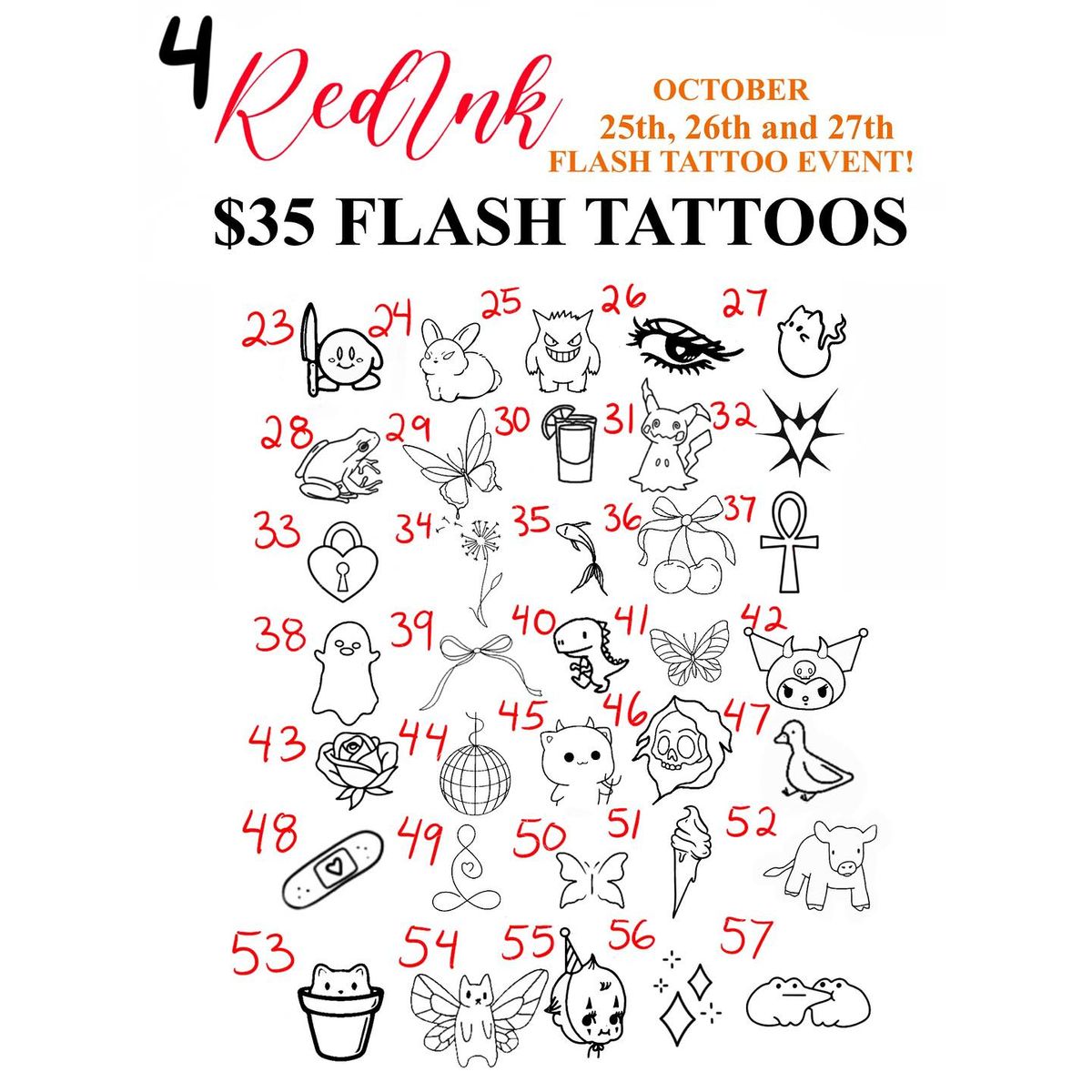 Flash $20+ Tattoos and Piercings for RedInk Tattoo Studio in Manhattan,  NY