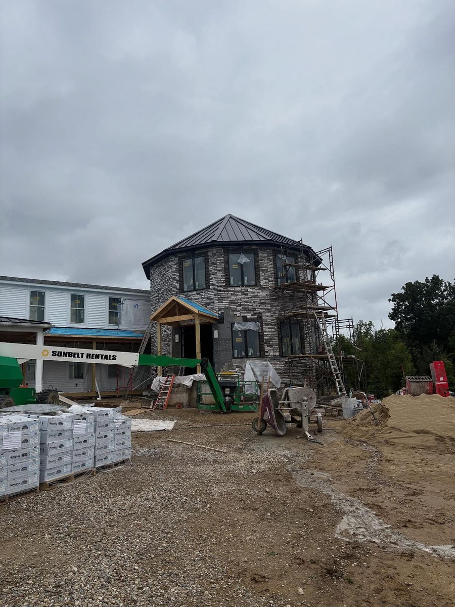 Stone and Block Veneers for RS Masonry LLC in Akron, Ohio