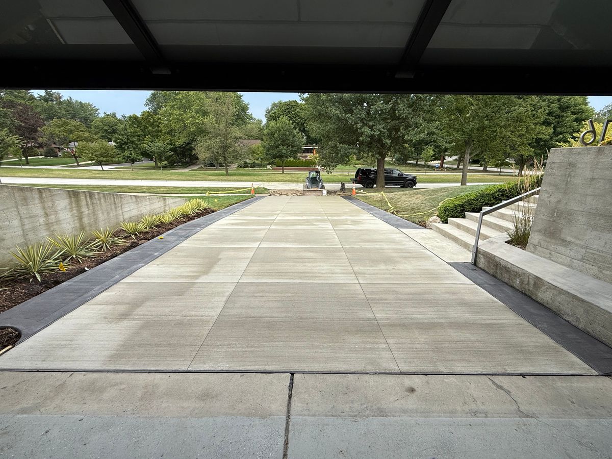 Concrete Driveway Replacement for Deerbrook Construction in Pontiac, MI