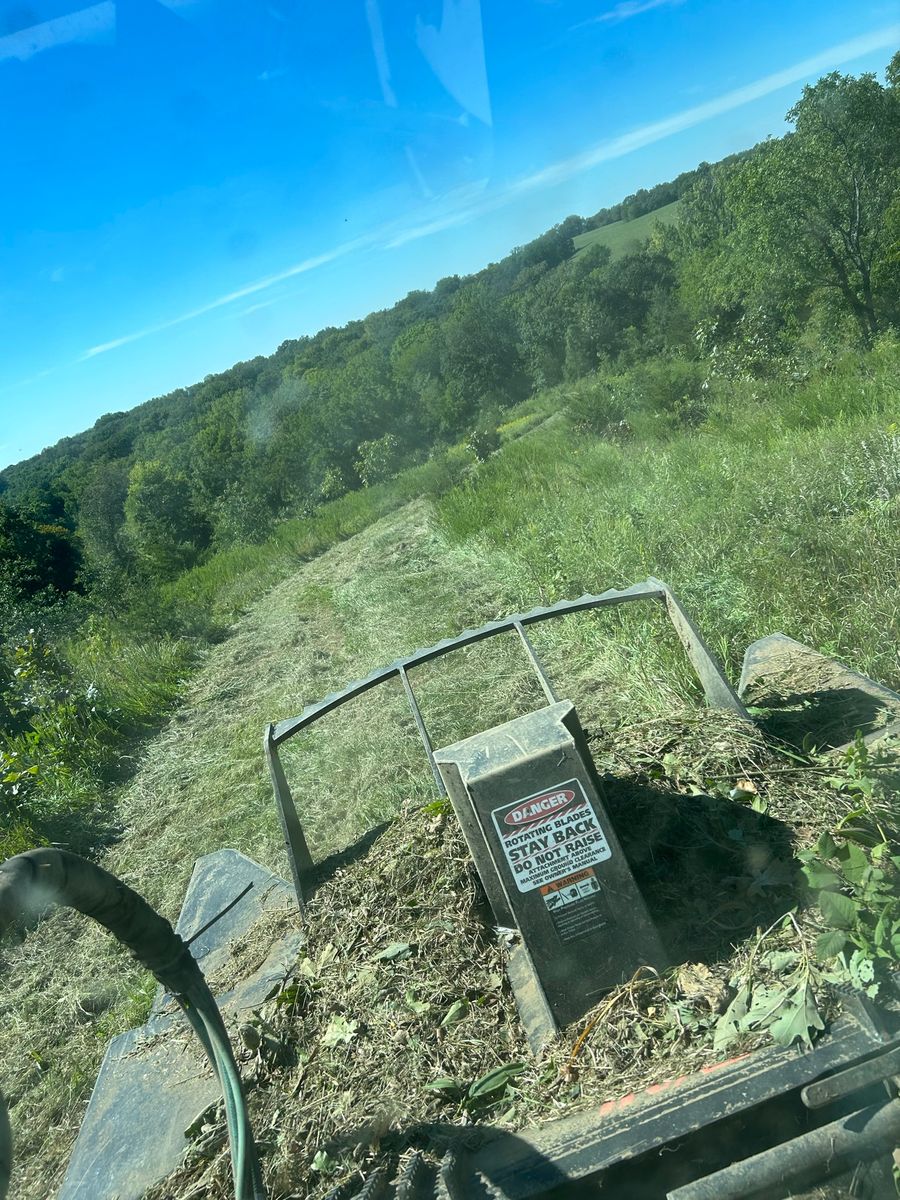 Spraying & Mowing for Two Young Bucks in Leon, IA