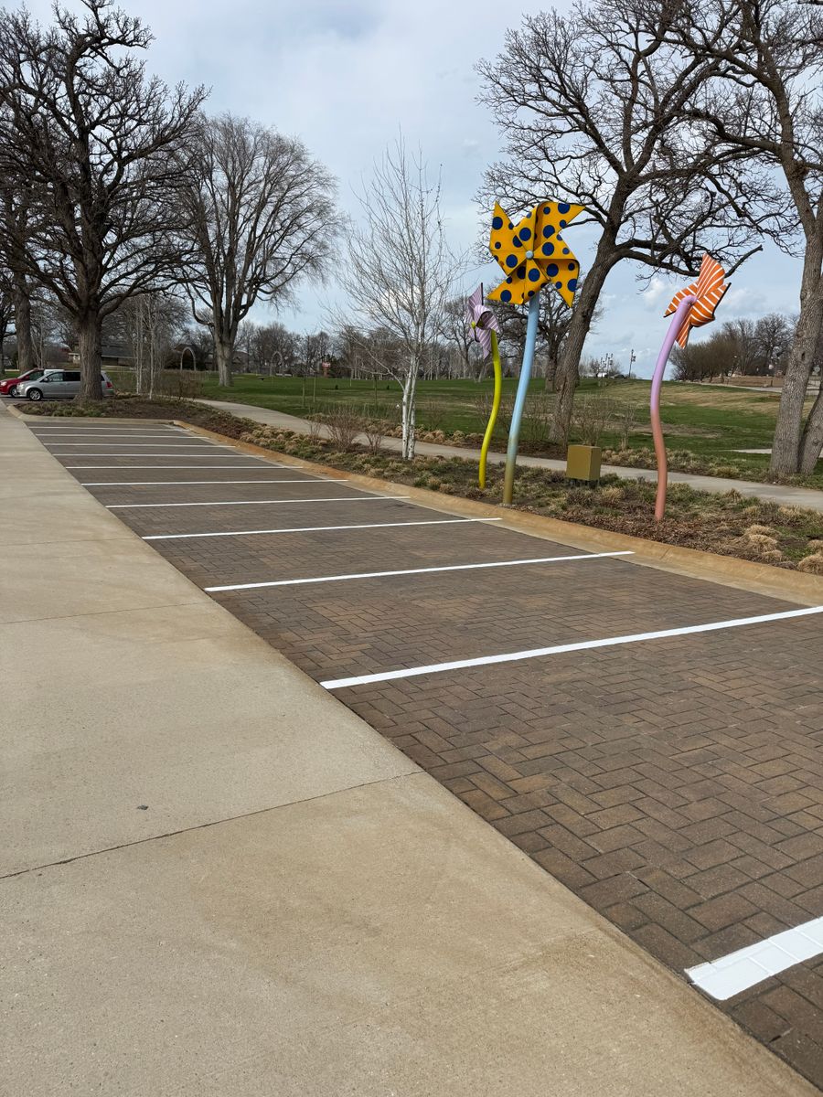 Line Striping for Midwest Line Striping LLC in Spirit Lake, IA