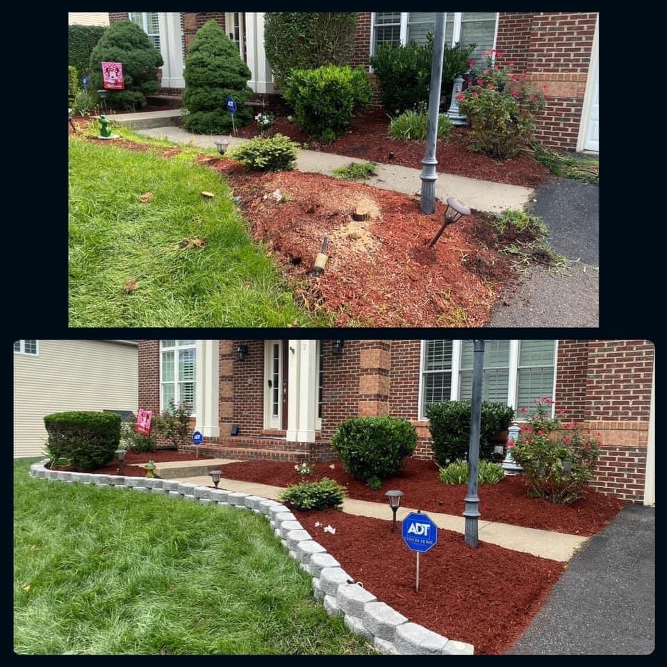 Mulch Installation for Branch Out Tree Care LLC in Fredericksburg, VA